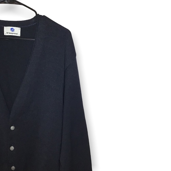 VF Imagewear navy blue school style cardigan - Picture 4 of 6